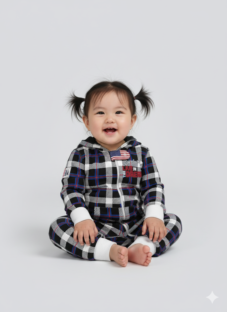 Team USA Plaid Onesies (Baby)