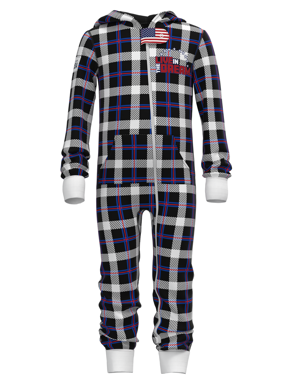 Team USA Plaid Onesies (Kids)