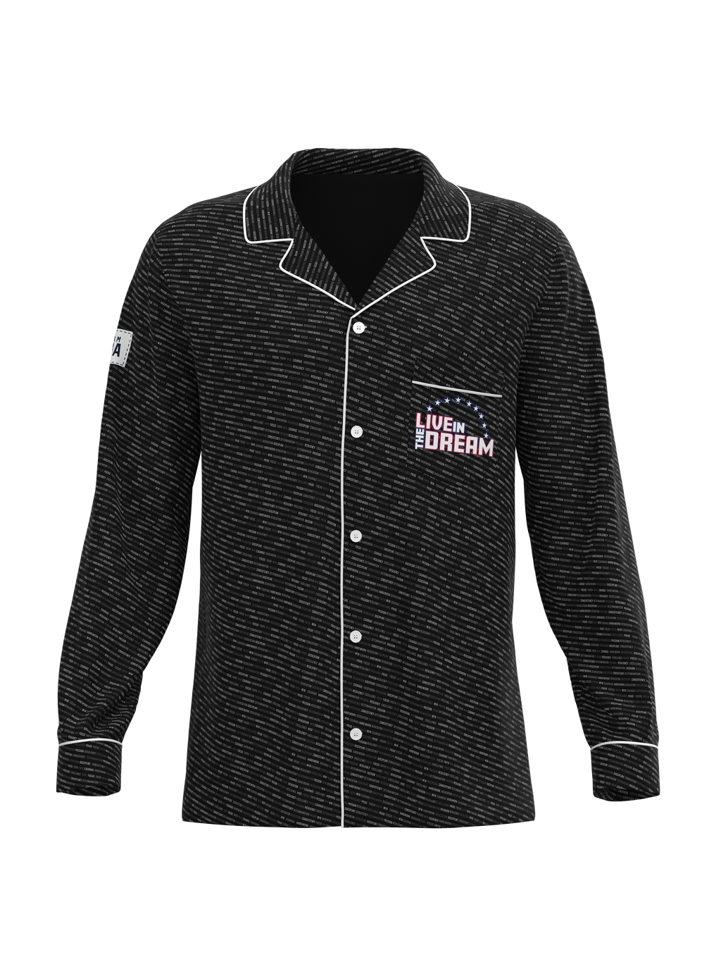 Inspirational Team USA Button Down Long Sleeve Tops (Men's)