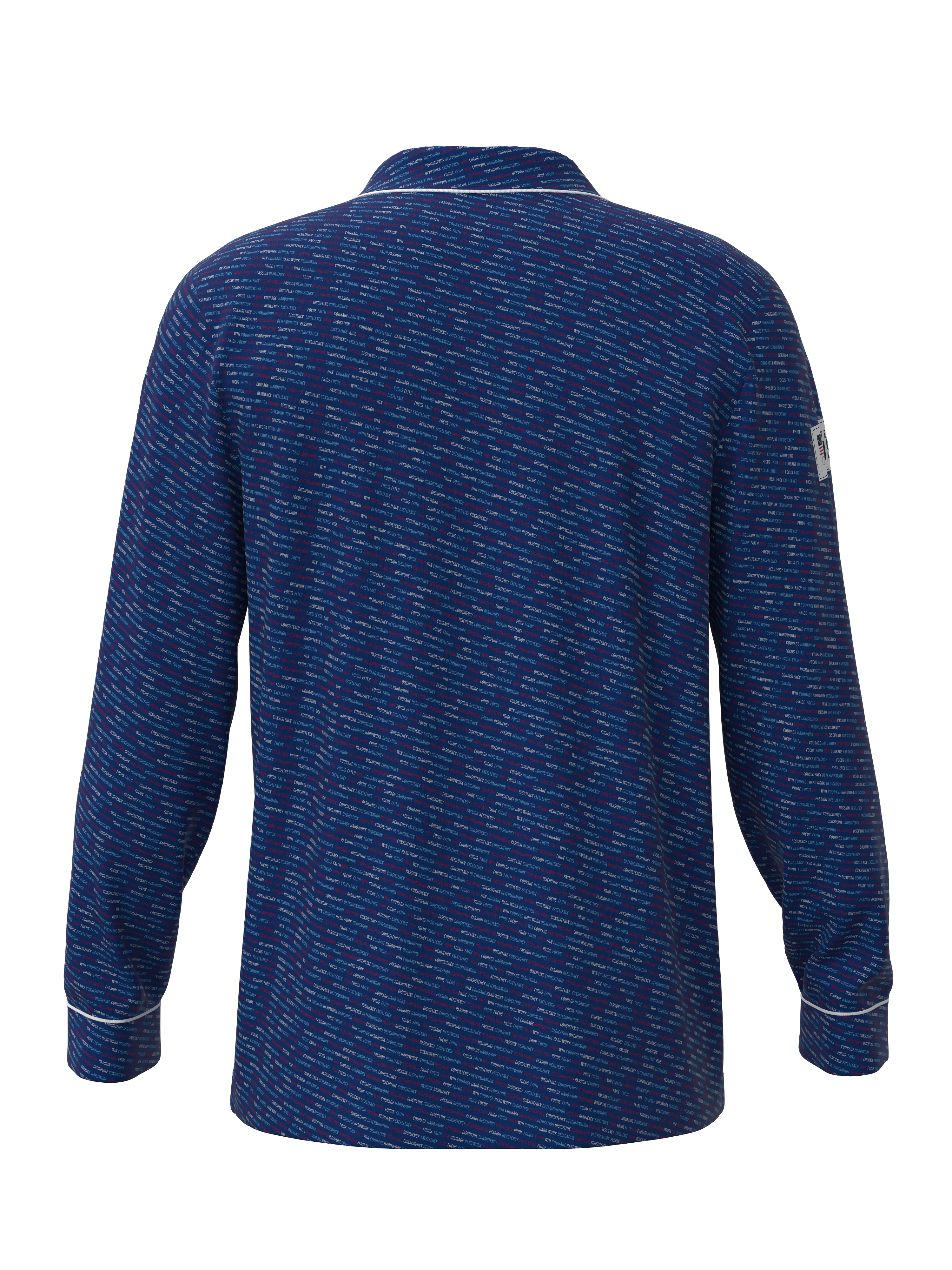 Inspirational Team USA Button Down Long Sleeve Tops (Men's)