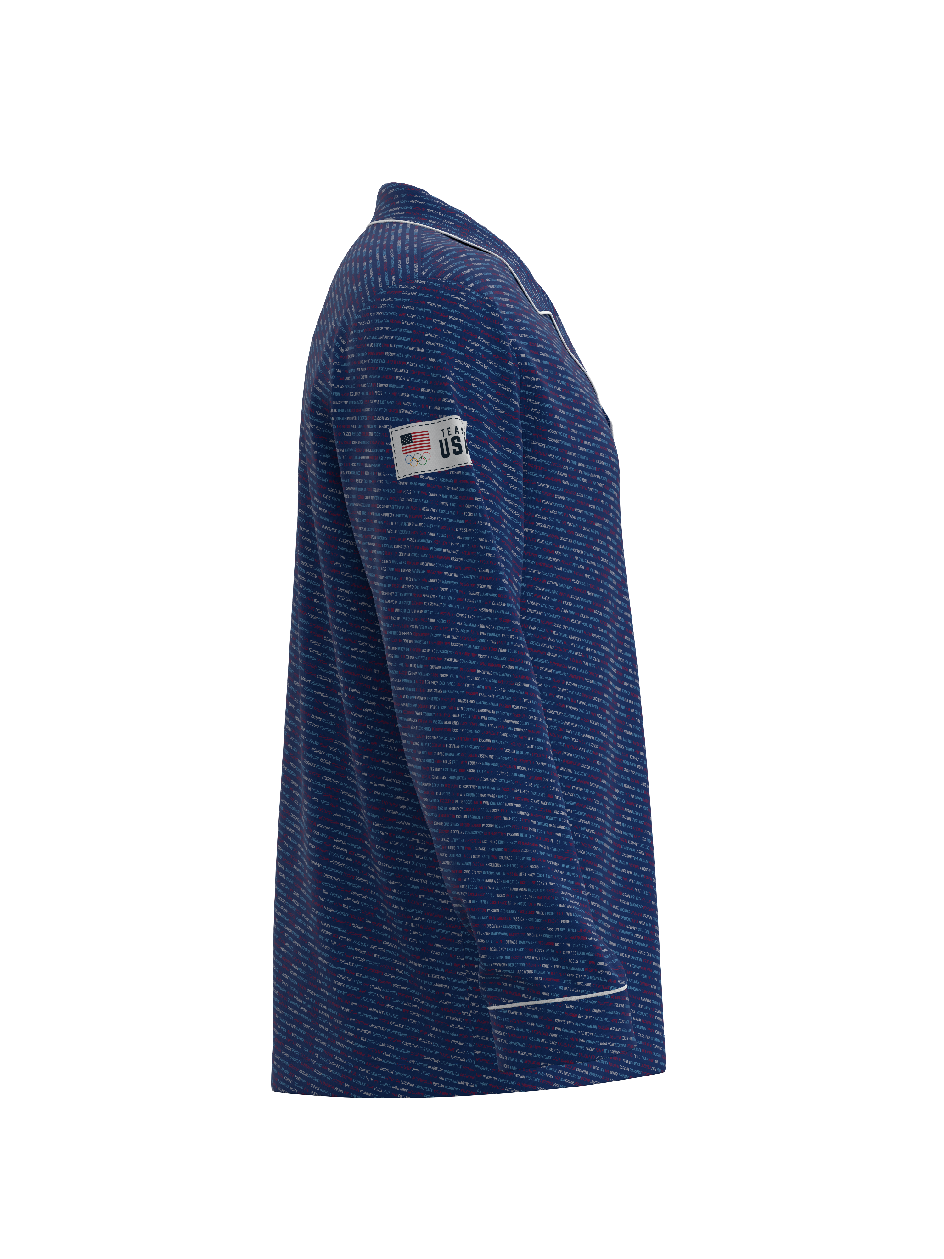 Inspirational Team USA Button Down Long Sleeve Tops (Men's)