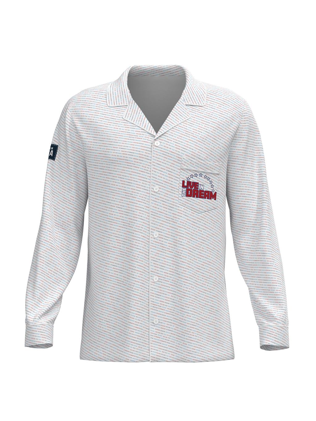 Inspirational Team USA Button Down Long Sleeve Tops (Men's)