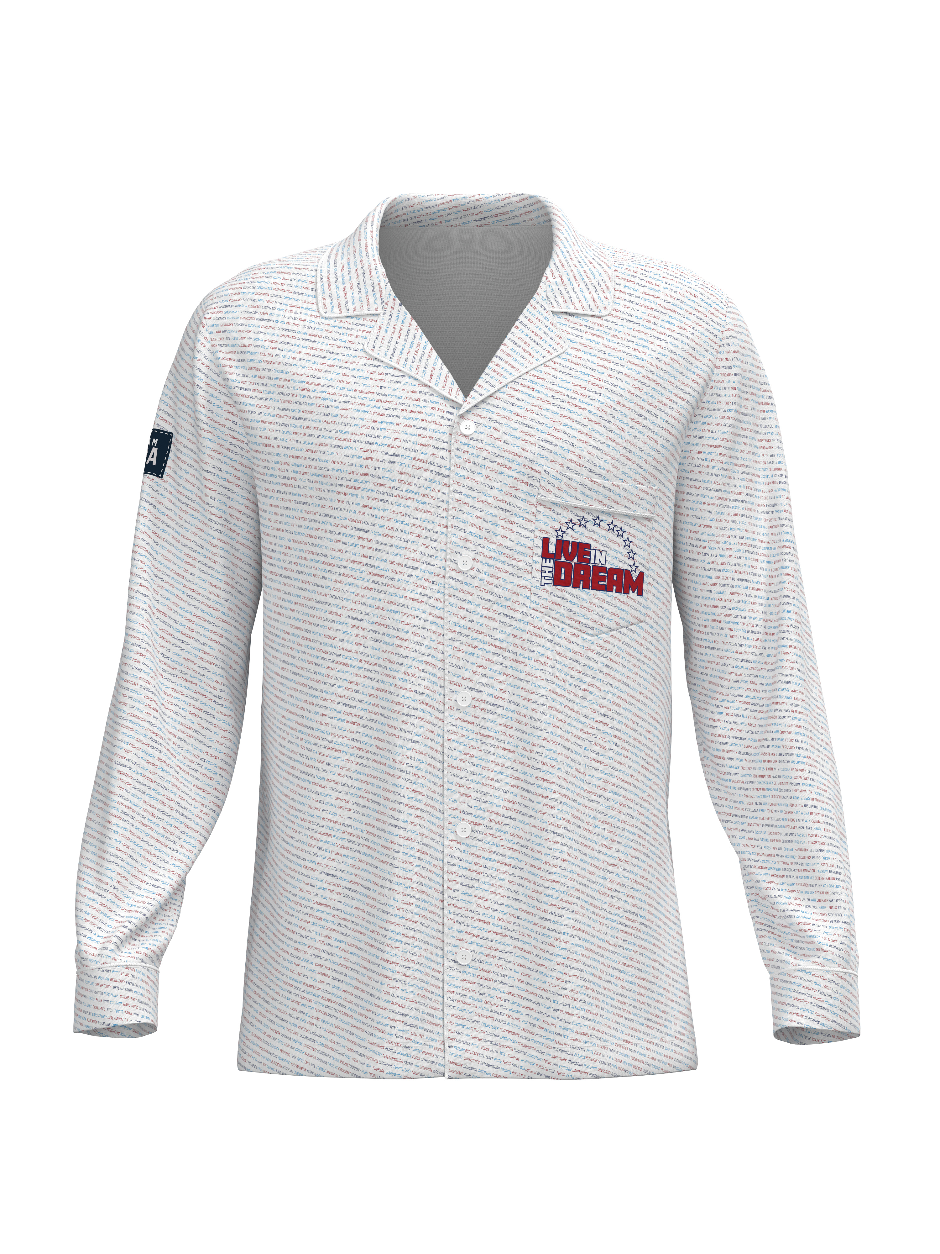 Inspirational Team USA Button Down Long Sleeve Tops (Men's)