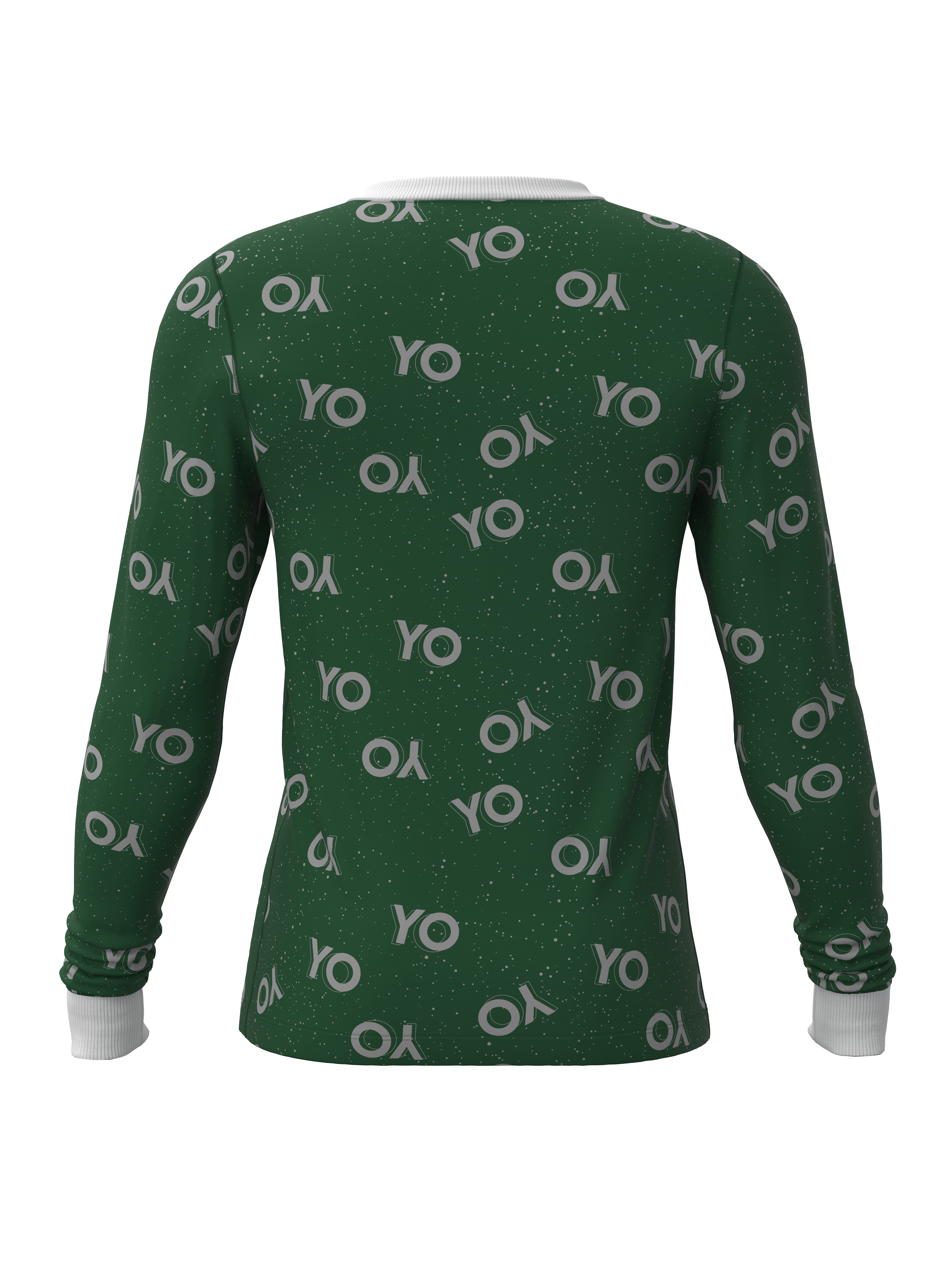 Christmas Black Santa Top (Men's)