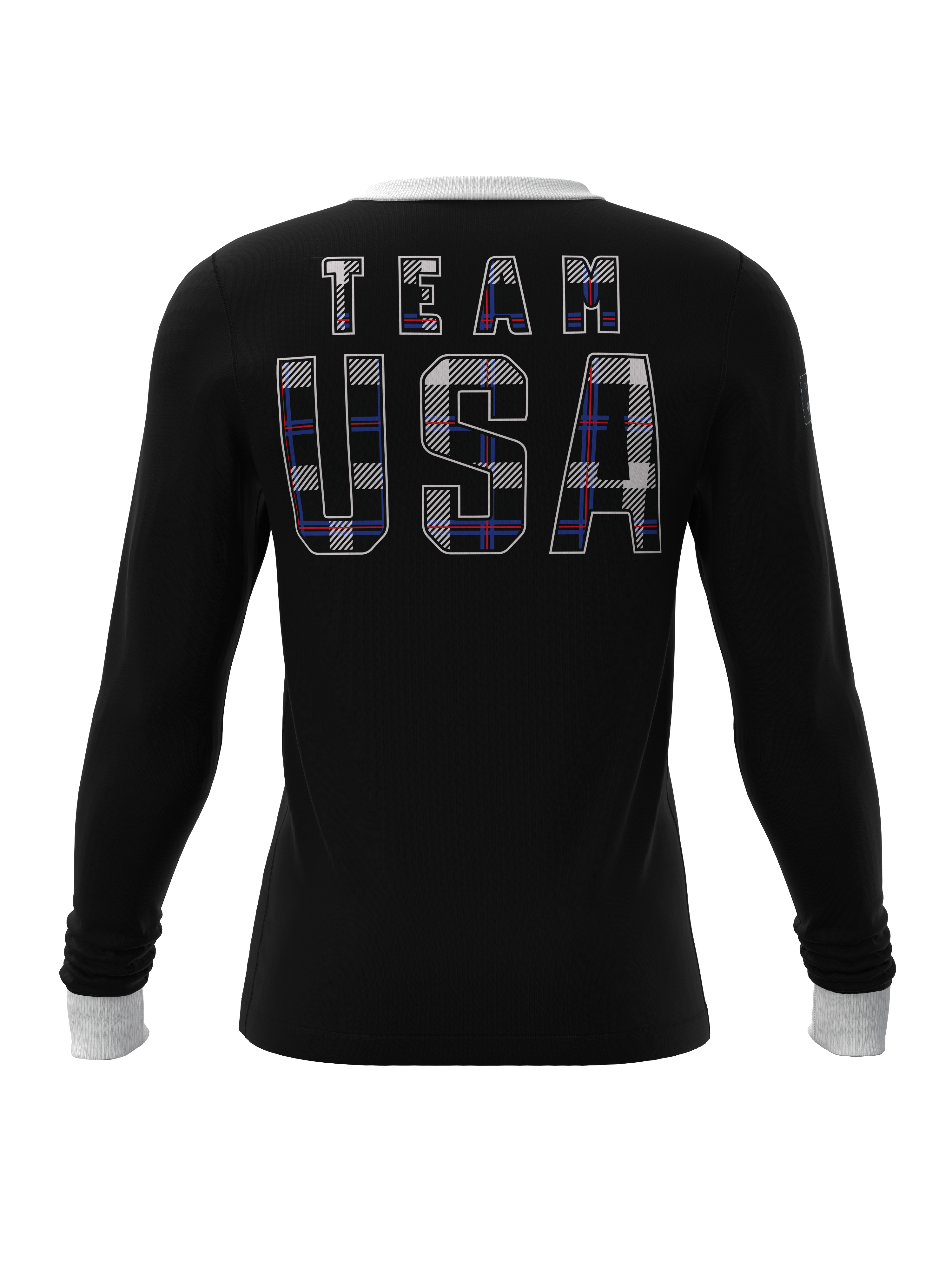 Team USA Plaid Long Sleeve Tops (Men's)