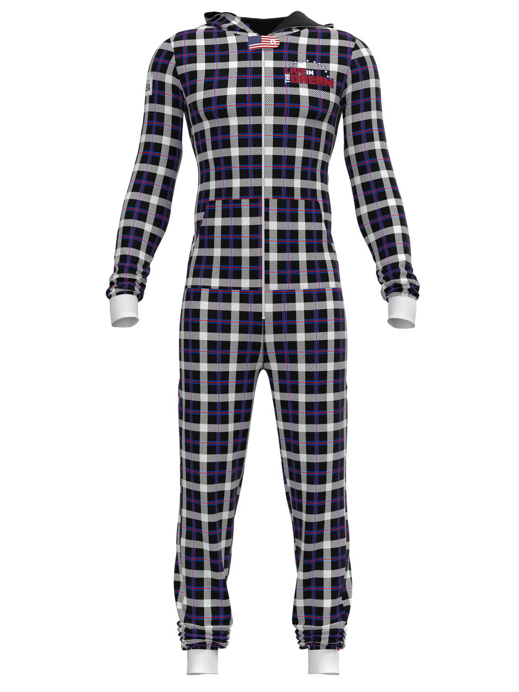 Team USA Plaid Onesies (Men's)
