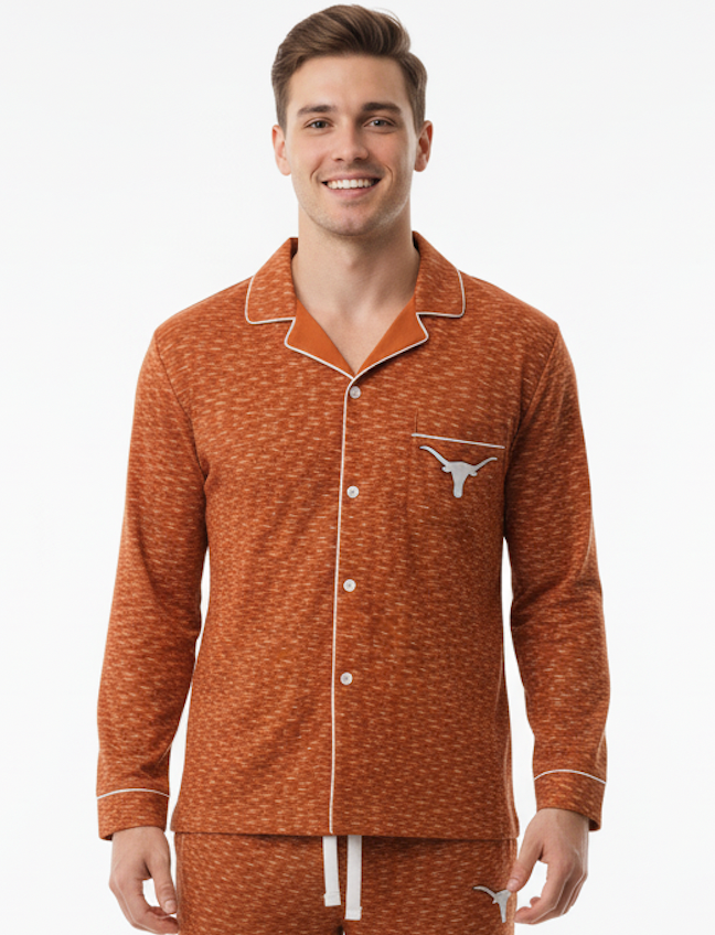 University of Texas Inspirational Button Down Long Sleeve Tops (Unisex)