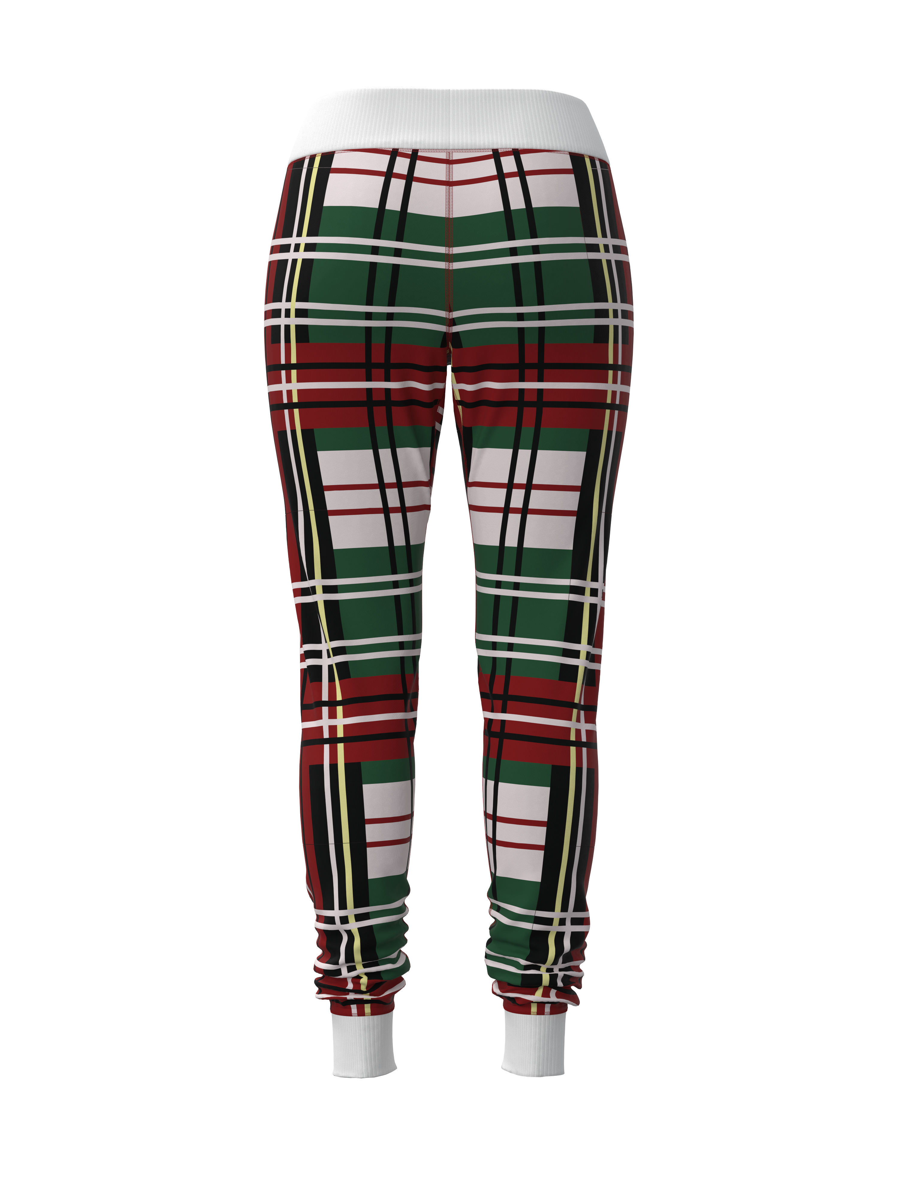 Christmas Bold Plaid Jogger Pants (Women's)