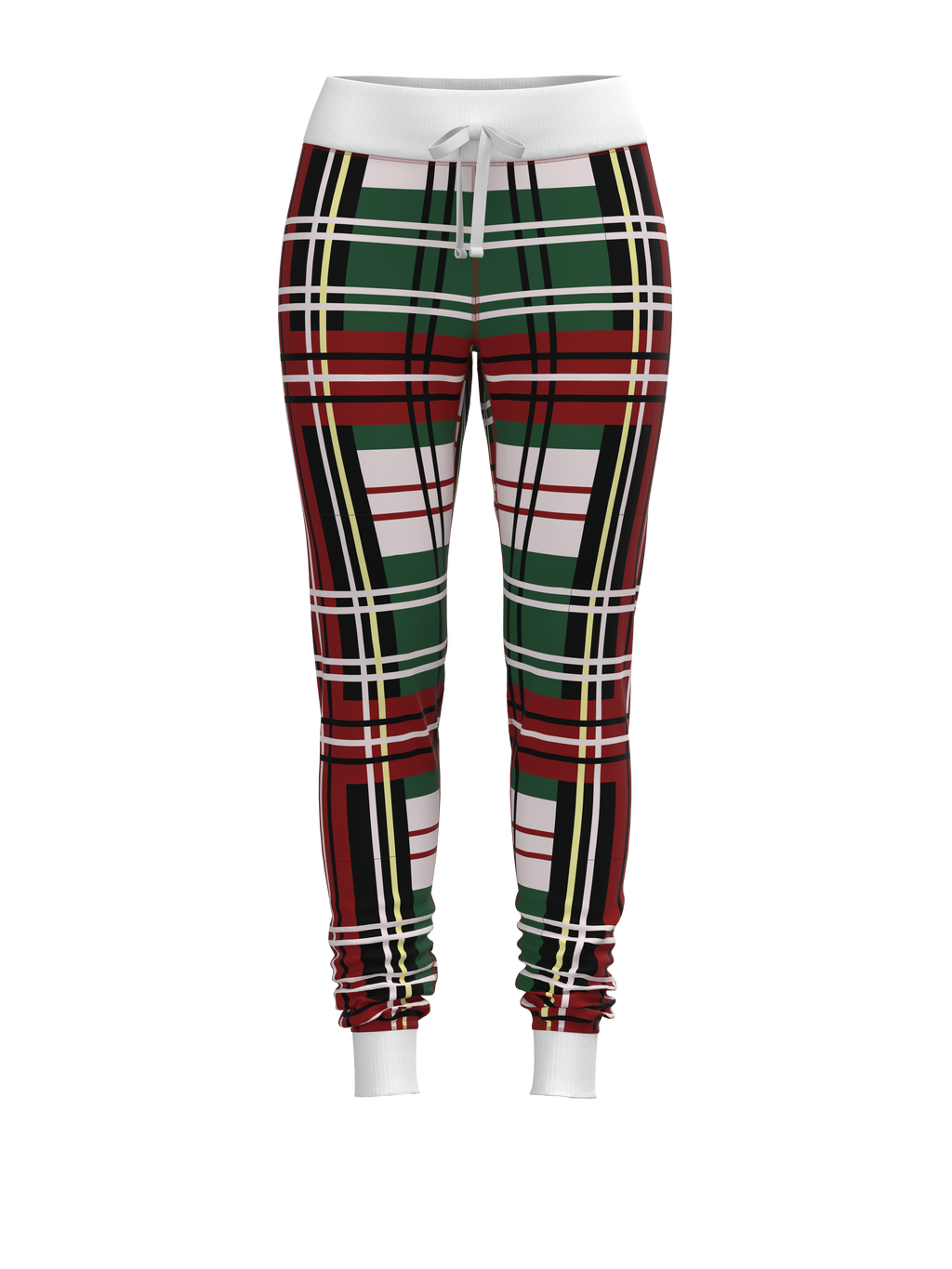 Christmas Bold Plaid Jogger Pants (Women's)