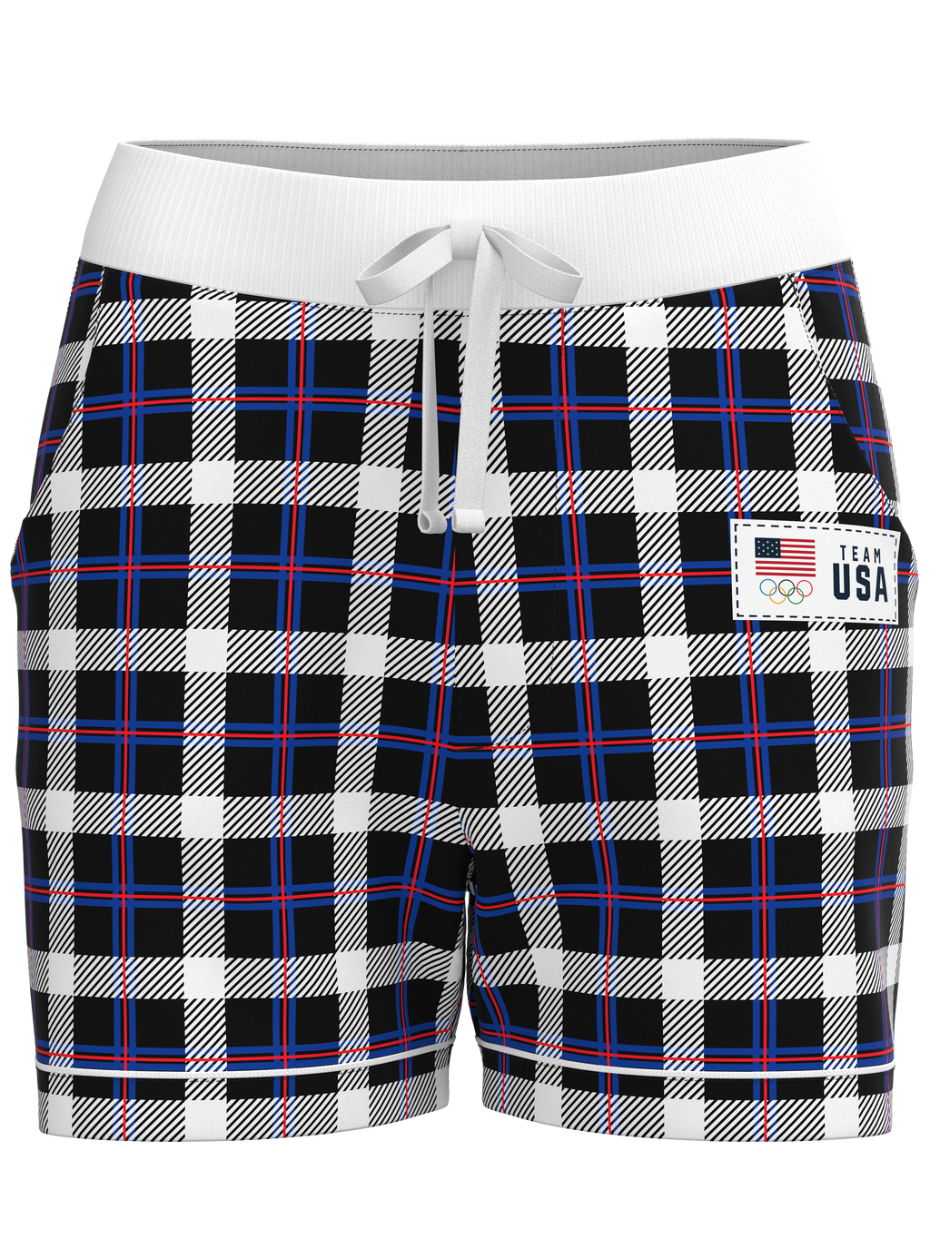 Team USA Plaid Shorts (Women's)