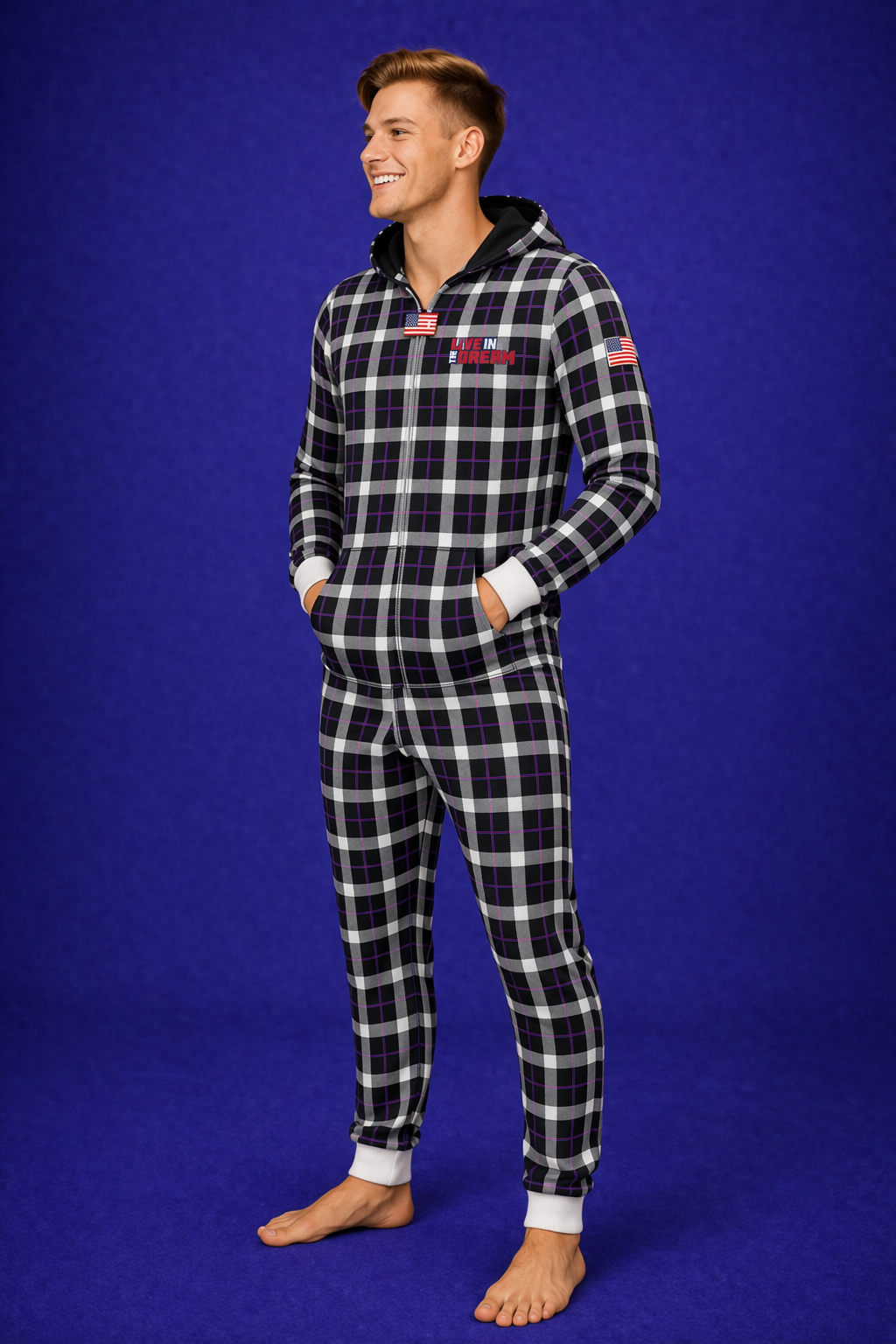 Team USA Plaid Onesies (Men's)